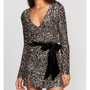 Free People Halle Sequin Mini Dress